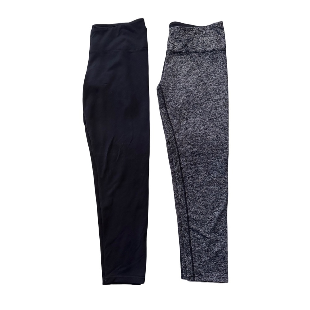 Tuff Athletics 2 Pairs of Black Capri Leggings - M